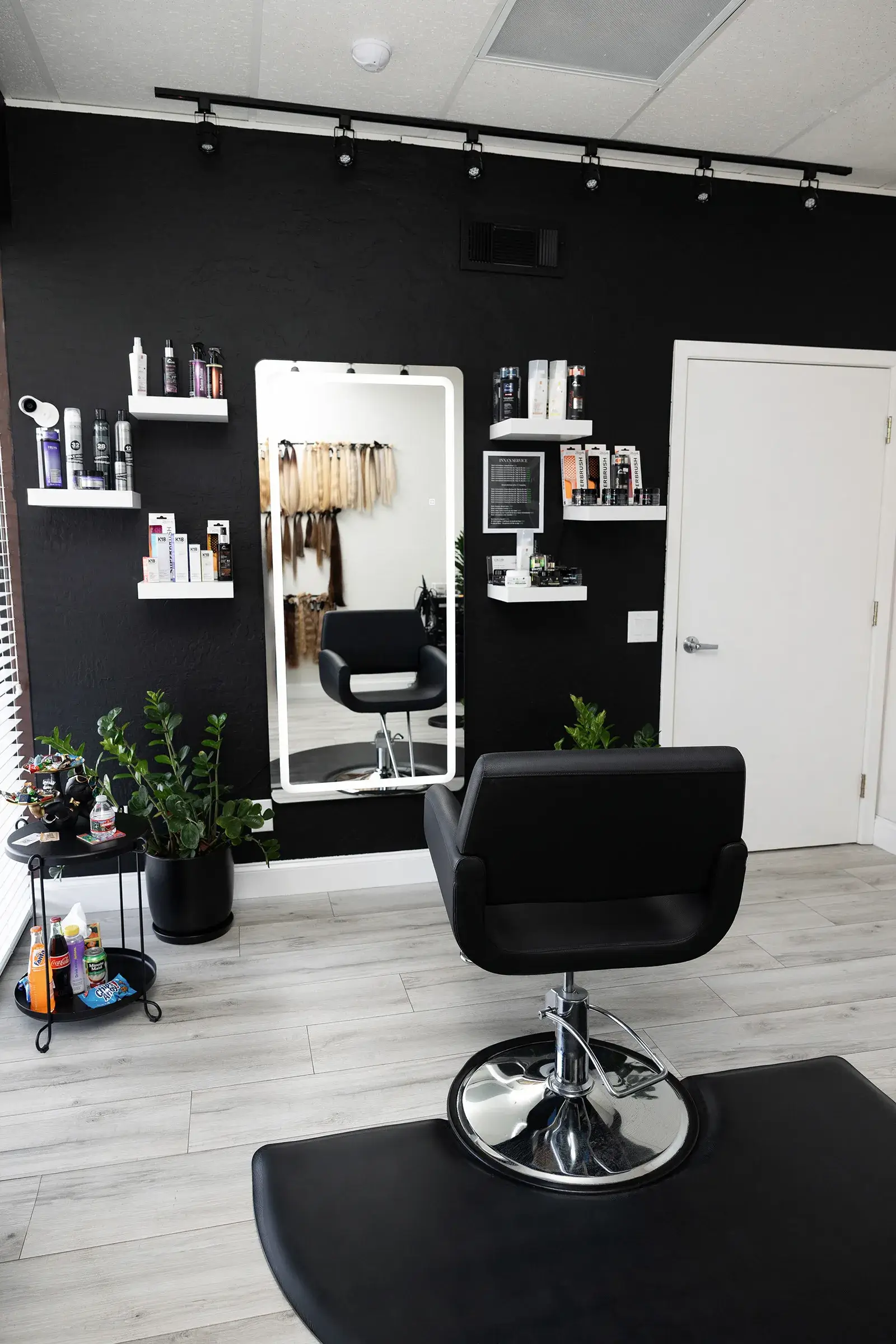 Professional styling area